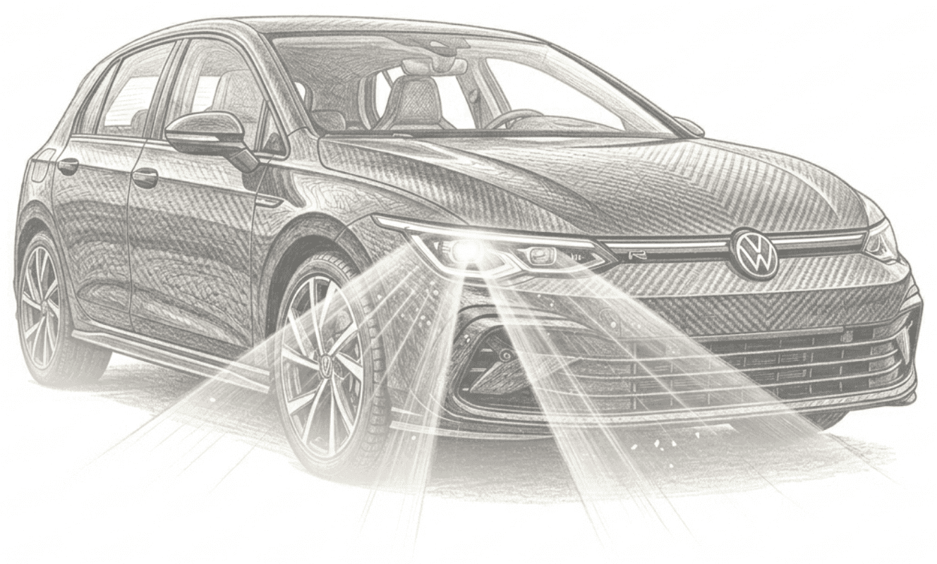 Kalem çizim golf görseli